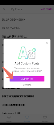 How to install custom fonts on Picsart